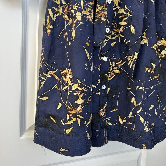 Anthropologie Hope For Flowers Tracy Reese Shirt Dress Full Sleeve Abstract Sz L - Picture 6 of 13